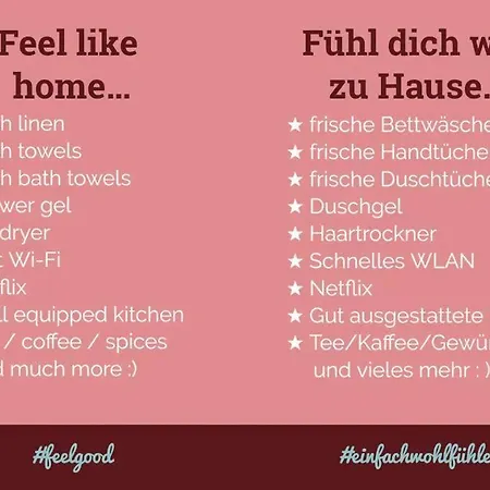 Appartement Equipped Netflix Wlan Centro Olga-park *